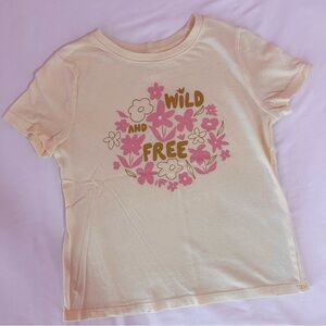 Cute Floral Girl T-Shirt